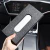 Car Visor Tissue Box Leather Seat Seat Back Rhinestone Tissue Clip Creative Fashion Female Rhinestone Car Paper Box