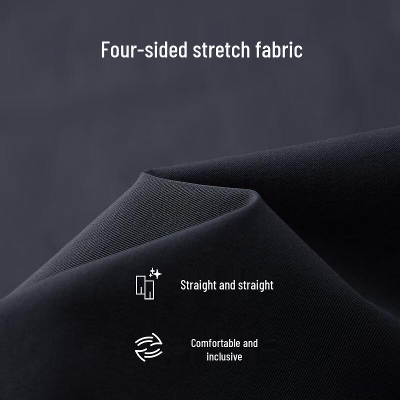 EMZ Men's Stretchy Straight-Leg Commuter Casual Pants