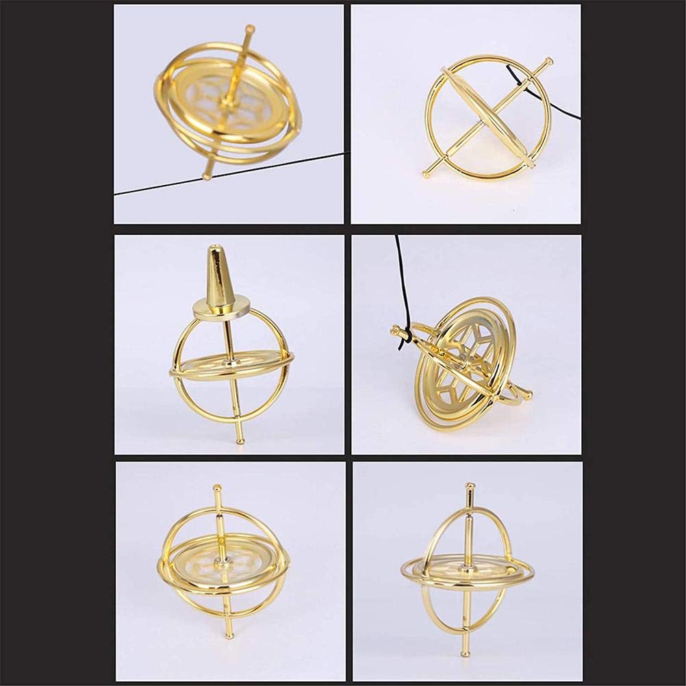 Gyroscope Nostalgic Pack Metal Balancing Bright Decompression Stress Time Emotional Stability Anti-Gravity Gyroscope, Toy, Toy, Relief, Killer, Focus,