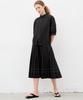 Mite Stitch Line Pleats Dress_Black