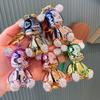 Bear Exquisite Rhinestone Keychain Chic Acrylic Key Holder For Fashionable Women