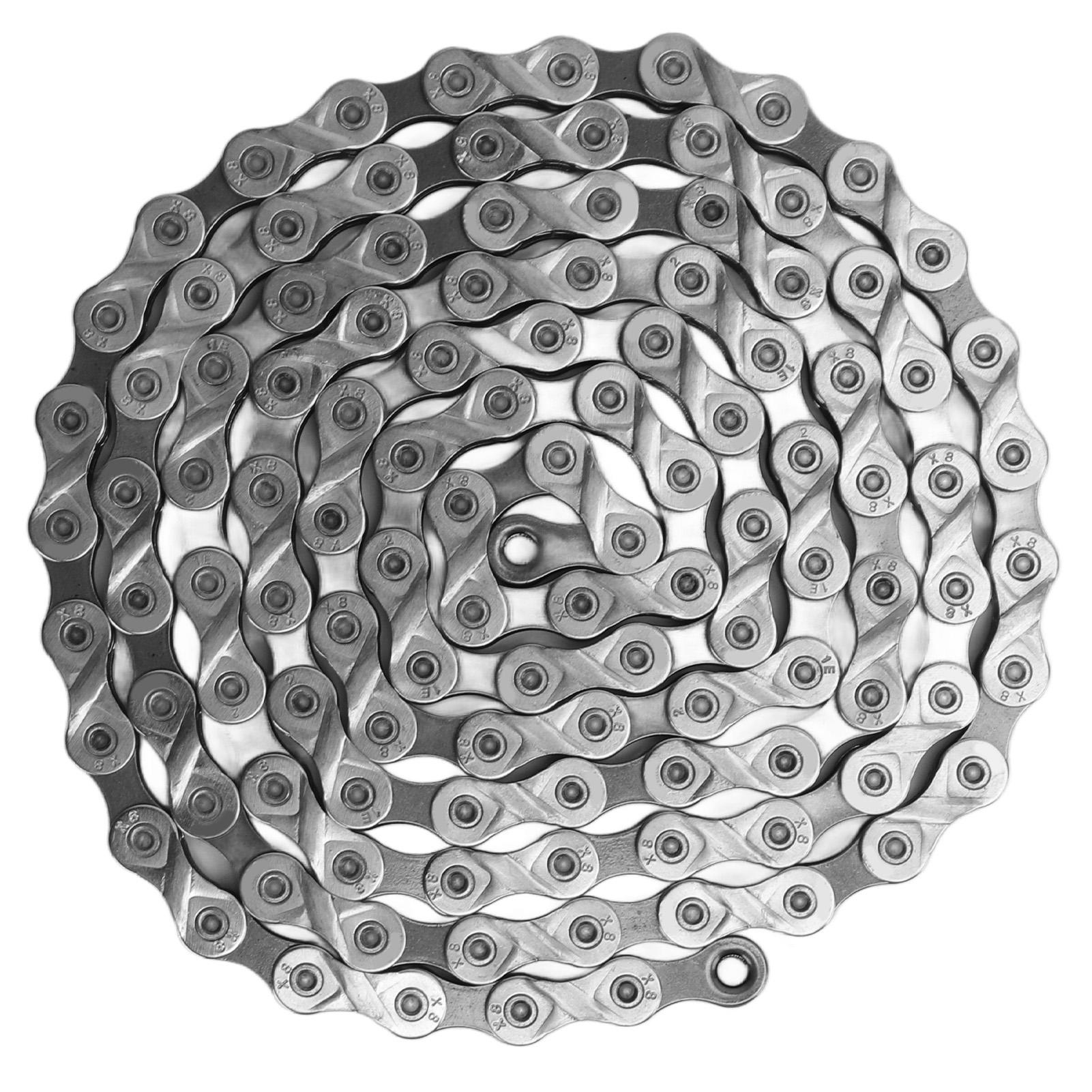 

X8 8 Speed Bike Chain 1 2x3 32 Inch 116 Links Bicycle Chain for Road Mountain Bike Accessories