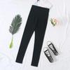 Adjustable Solid Color Maternity Leggings for Spring and Autumn