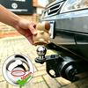 Abschlepphaken-Schutz 3D-gedeckter Capybara-Kugel-Deckel, Dekorative Anhänger-Staubkappe für 50mm Anhängerkupplung, Abschleppschutz, Wohnmobil-LKW-Zubehör Universal