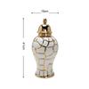 home decor vases Ceramic electroplated general jar Nordic flower vase handicraft decoration foyer soft decoration storage jars