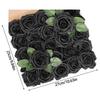1Box Soft Touch Foam Roses Bendable Stems DIY Flower Arrangements Wedding Birthday Home Decoration Crafts