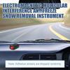 Solar Car Snow Melter Ice Remover Auto Defroster Windshield Winter Tool Solar Powered Rechargeable Battery 55Mah Fast Melt Cold
