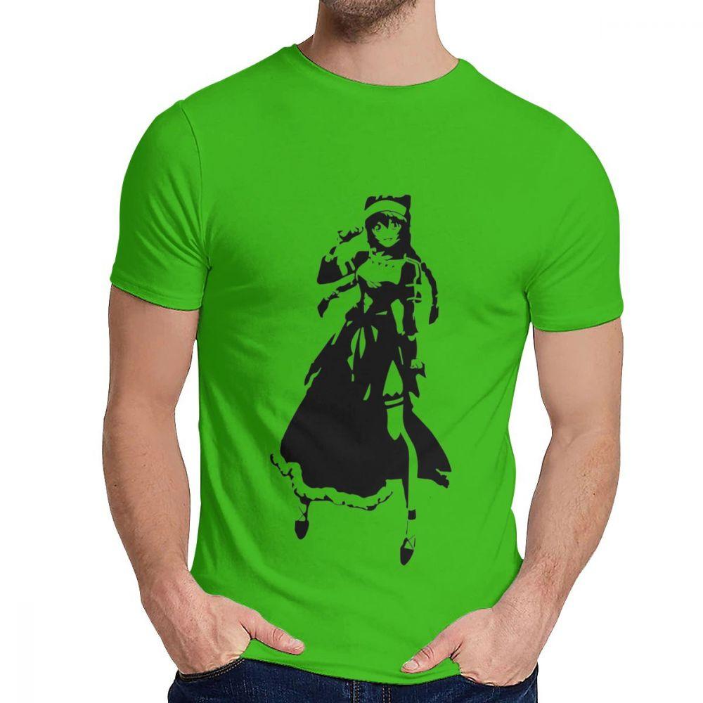 Overlord Lupusregina Beta Anime T-Shirt Lässig O-Ausschnitt 100% Baumwolle Große Größen T-Shirt