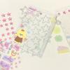 INS Transparent Candy Bag Badge Holder Korean Photocard Holder Display Bag Pendant Idol Photo Card Protective Cover Card Holder