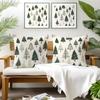 Christmas Tree Pillowcase Cushions 100% Polyester 45x45cm Throw Pillow Cover Sofa Chair Cushion Cover Pillowslip Home Decor