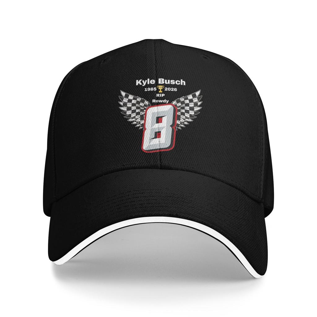 Kyle Busch Rip Baseball Cap Retro Sandwich Hat Unisex Adjustable Sun Hat Outdoor