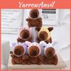 Adorable Capybara Plush Toy Bag Charm Soft Stuffed Animal Doll With Cute Design
