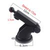 Bracket Phone Holder 17MM Telescopic Rotatable Silicone Suction Cup Base ABS+silicone Adjustable Flexible Support