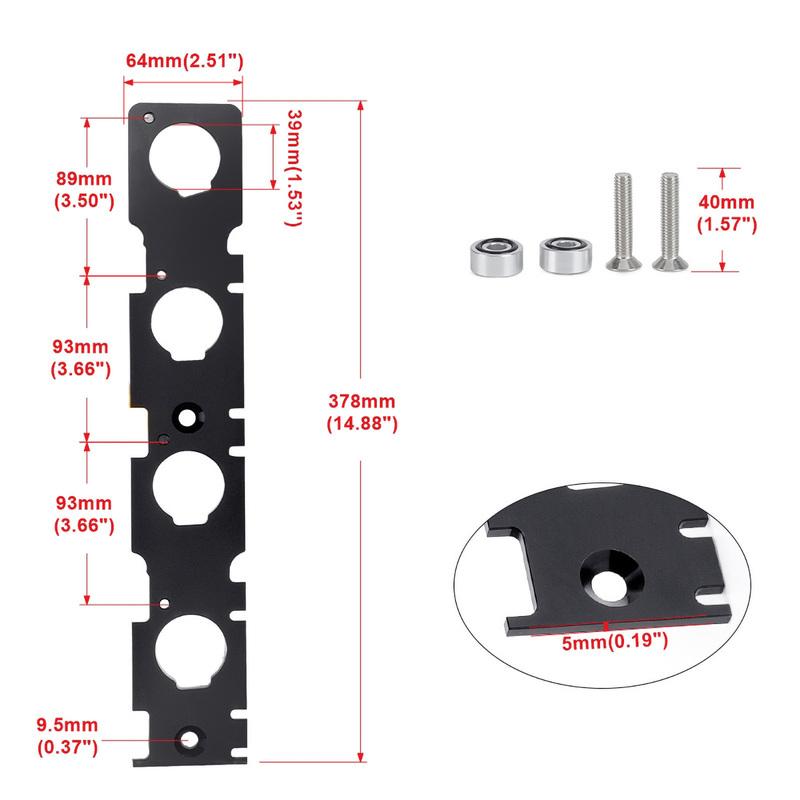30520-RRA-007 Aluminum Coil Plate Kit For Honda Prelude H22 F20B H23A VTEC Ignition Coil Brackets on Plug Cop Conversion Kit