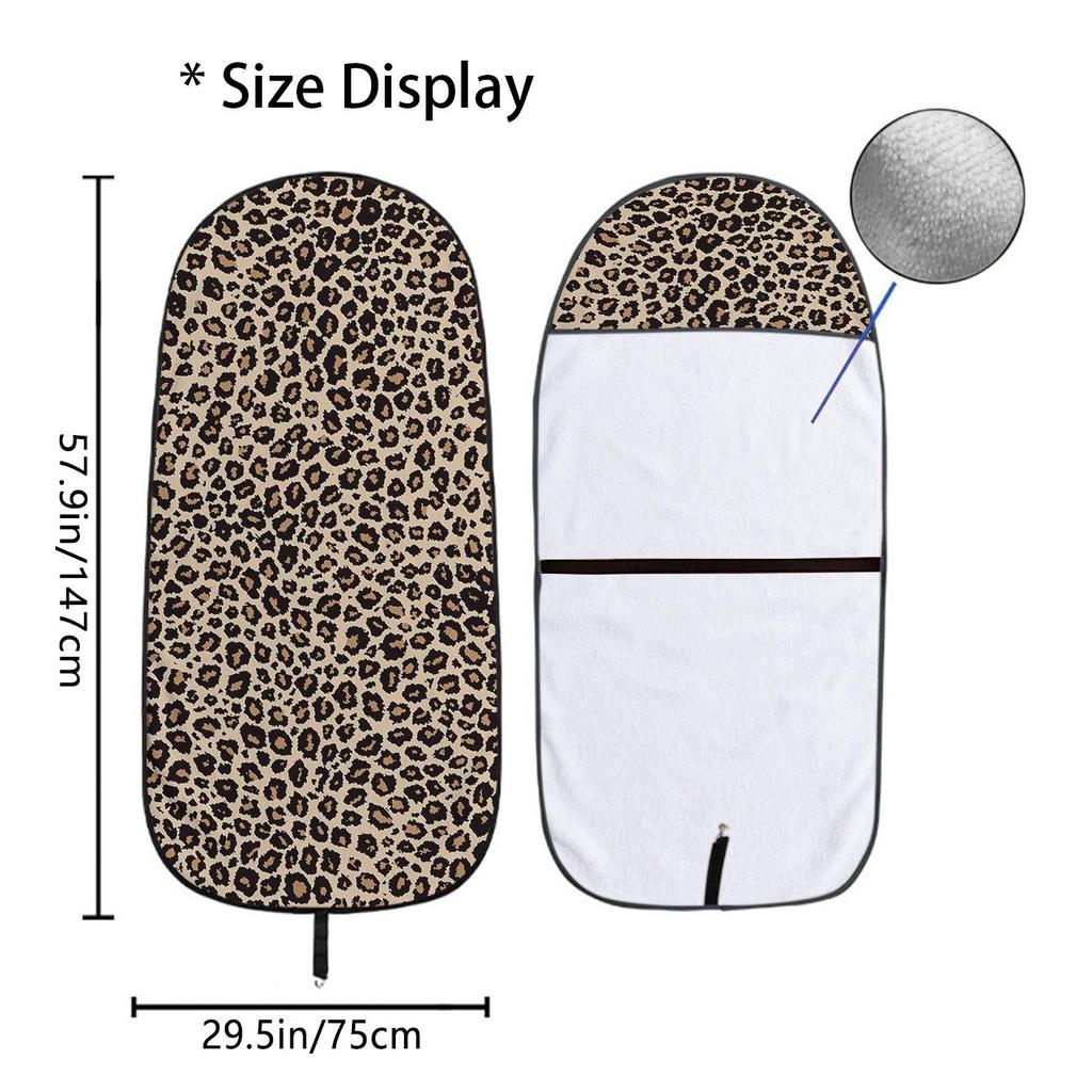 Universal Car Seat Towel Cover: Front Seat Protector for Gym, Workout, All Seasons