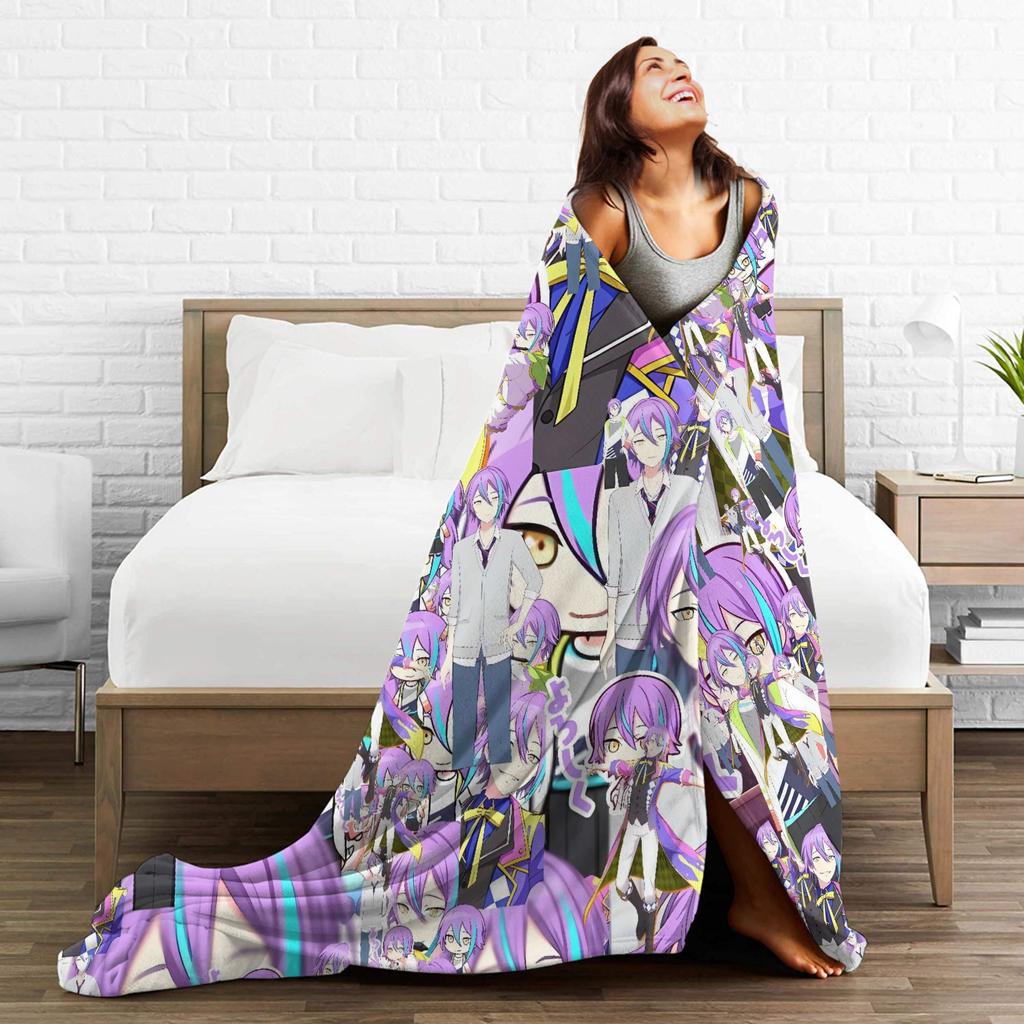 Warm BlanketStudents Decorative Rui Kamishiro Bedding Throws  Flannel Bedspread For Bedroom Graphic Sofa Bed Cover