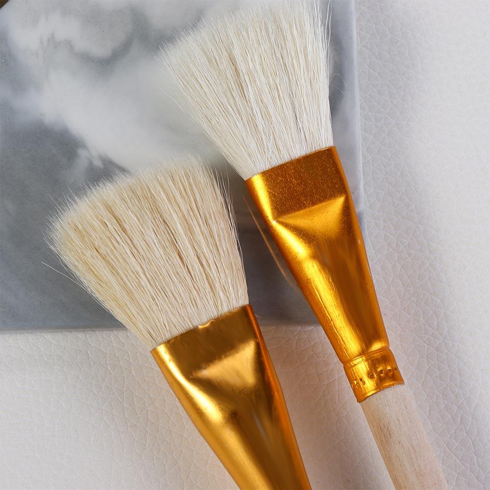 Professional Durable Bristle Artist Wool Brush Set Acrylic Paint Brushes Oil Painting Watercolor Painting