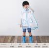 Boy's Thin Cloak White Transparent Children's Raincoat