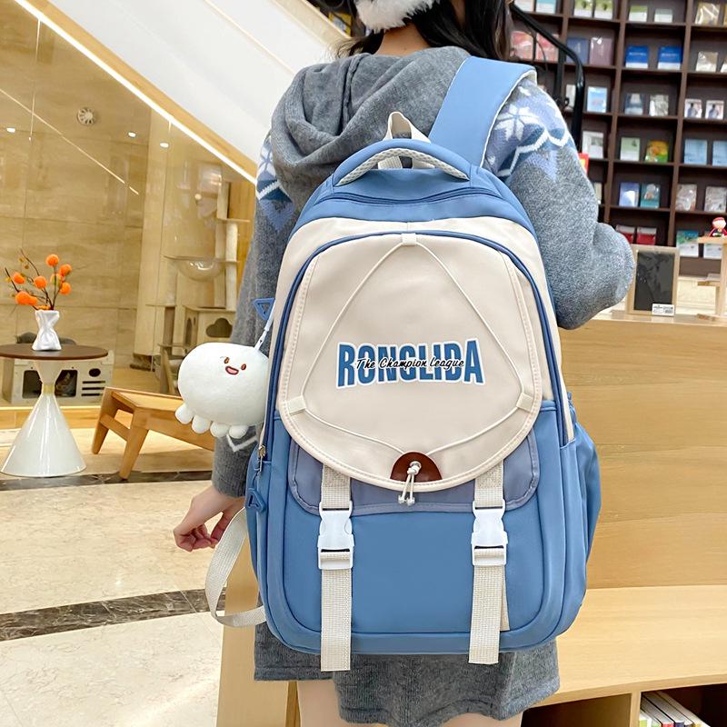 College Style High-Capacity Women's Casual Laptop Backpack