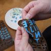 Silicone Letter Number Molds,Reble Chocolate Molds with Happy Birthday Cake Decorating Symbols(Brown 2pcs)