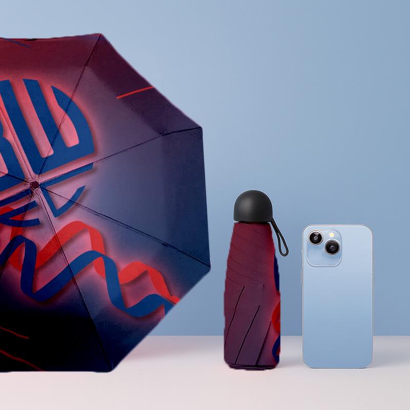 Bolton Wanderers FC Mini 5 Fold Pocket Umbrella Compact Lightweight Anti UV Rain Sun Protection Umbrella Portable Travel Umbrella