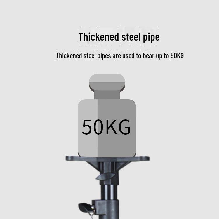 

Metal Tripod Floor Projector & Speaker Stand with Thickened Steel Pipe 90cm-180cm чёрный