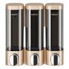 Gel Dispenser Wall Mounted Shampoo Soap Shower Dispensers Manual Abs Hotel Bathroom Soap Dispenser Chrome Bathroom Accessories