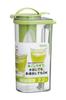 Iwasaki Kogyo Iwasaki Fellowes Pitcher with Tea Strainer and Next Vertical/Horizontal Handle, 2.2L, K-1297MC