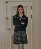 BELLOL Lovely Panel Blouse Black