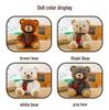 Adorable Teddy Bear Plush with Scarf - Perfect Gift for Girls
