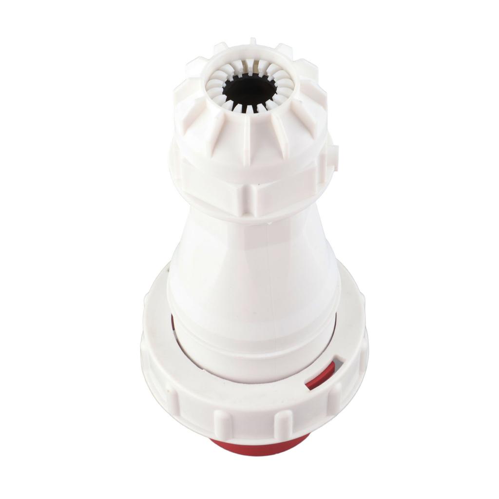 Industrial Socket CEE Aviation Connector IP67 Waterproof 5PIN 63A 220‑415V Red for Outdoor