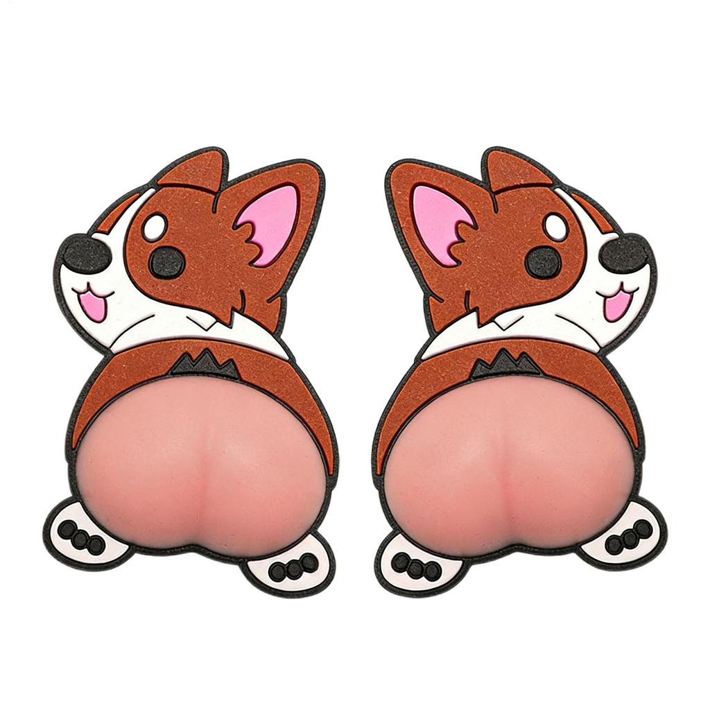 door knob stoppers wall protector 3D Anti-Collision Self Adhesive Cute Dog Decoration Door Stopper Door Handle Bumper Mute Stick