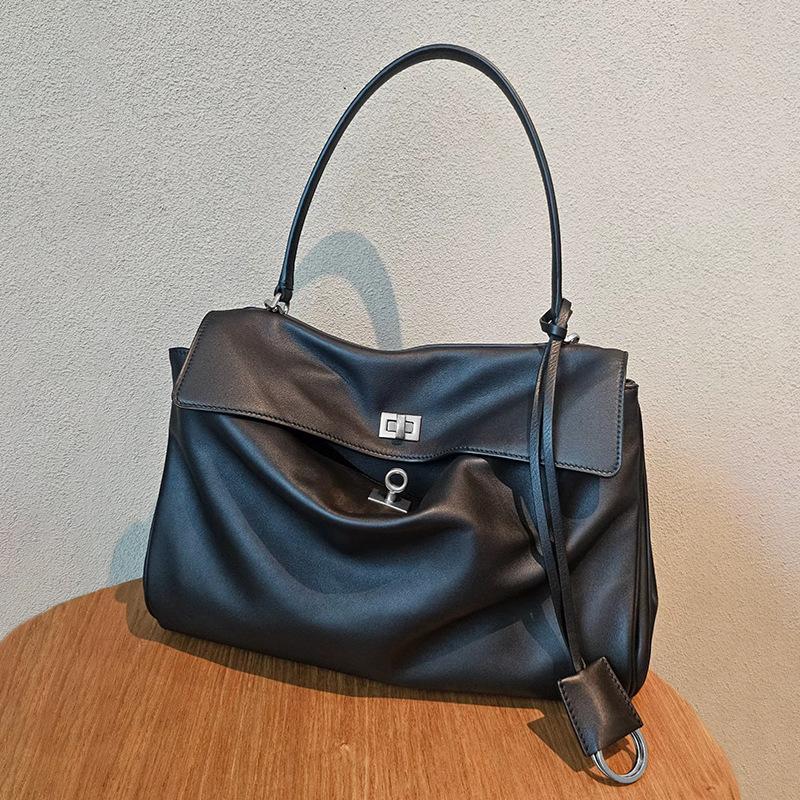 Rodeobag Tote Bag Top-layer Cowhide Cross-slung Leather Women's Armpit Commuting Shoulder Large Capacity High-quality Feeling