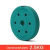 Universal Rubber-Coated Weight Plates for Home Fitness & Weightlifting