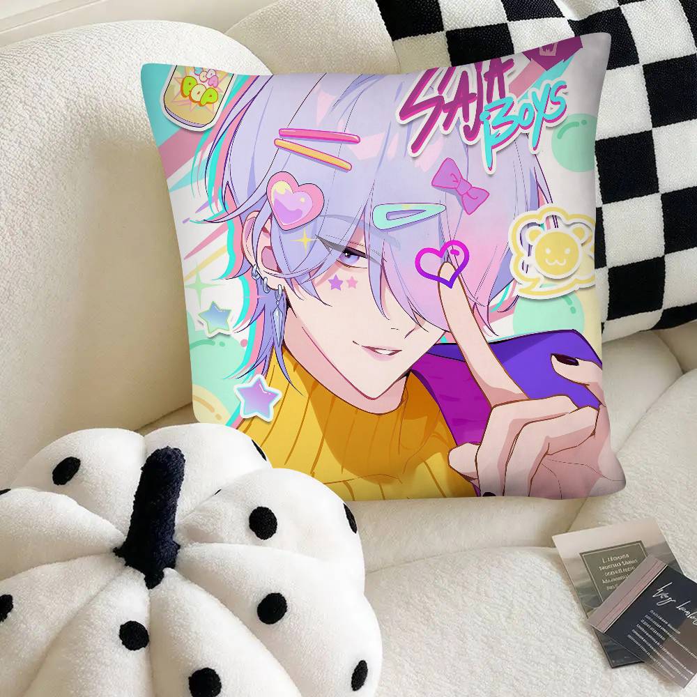 Kpop Demon Hunters Pillow Case Square Pillow Bedroom Sofa Leisure Comfort Cushion Car Home Decoration