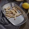 Unbreakable Food Serving Dishes 304 Stainless Steel Salad Tray Household Snack Plate  French Fries