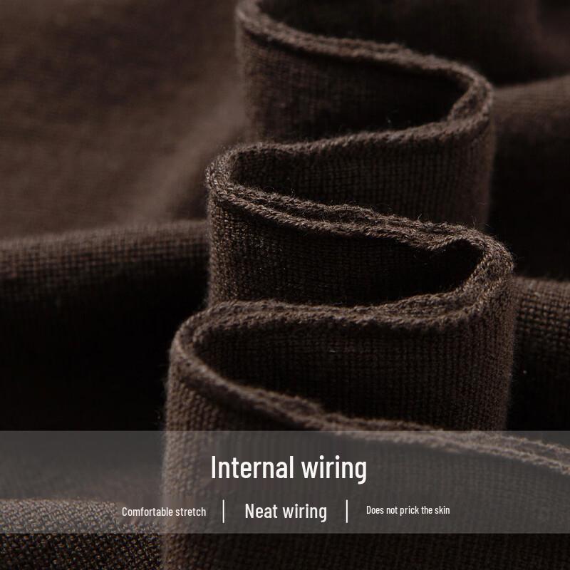 Hodo Men's Silk Wool Blend Jacquard Round Neck Sweater