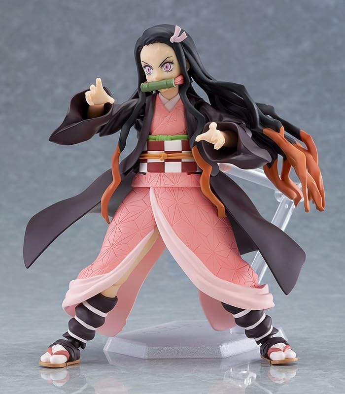 Max Factory Figma Demon Kimetsu No Yaiba Nezuko Kamado Painted Movable Figure Slayer Non-scale ABS&PVC