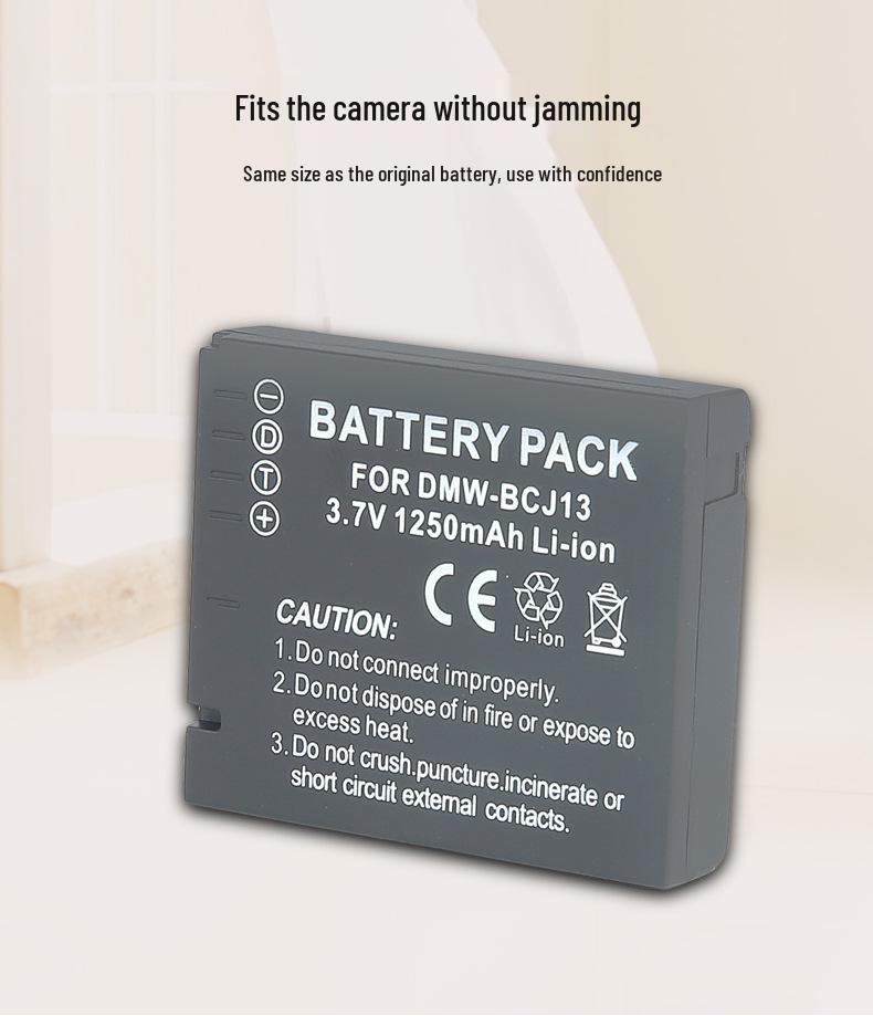 BCJ13 Battery for Panasonic DMC-LX5/ LX5GK/ DMC-LX7/ LX7GK and Leica Mirrorless Cameras