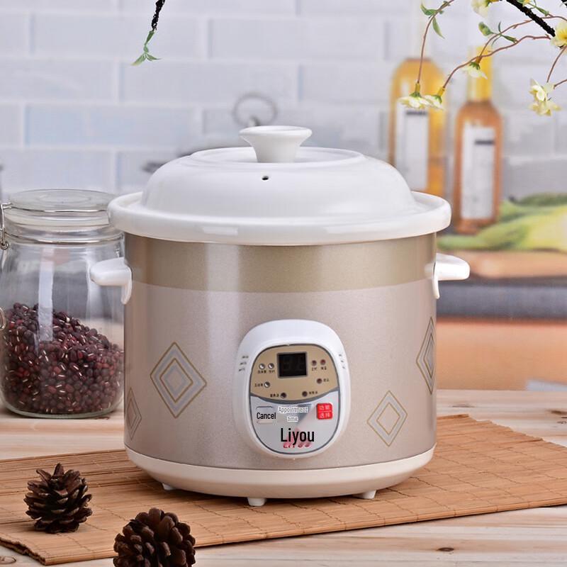 ZISIZ Electric Ceramic Stew Pot