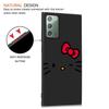 Cute Hello Kitty Case for Samsung Galaxy Note 20 Ultra 10 Plus 9 8 TPU Phone Cover Note 10 Lite Black Soft Shell Funda Capa