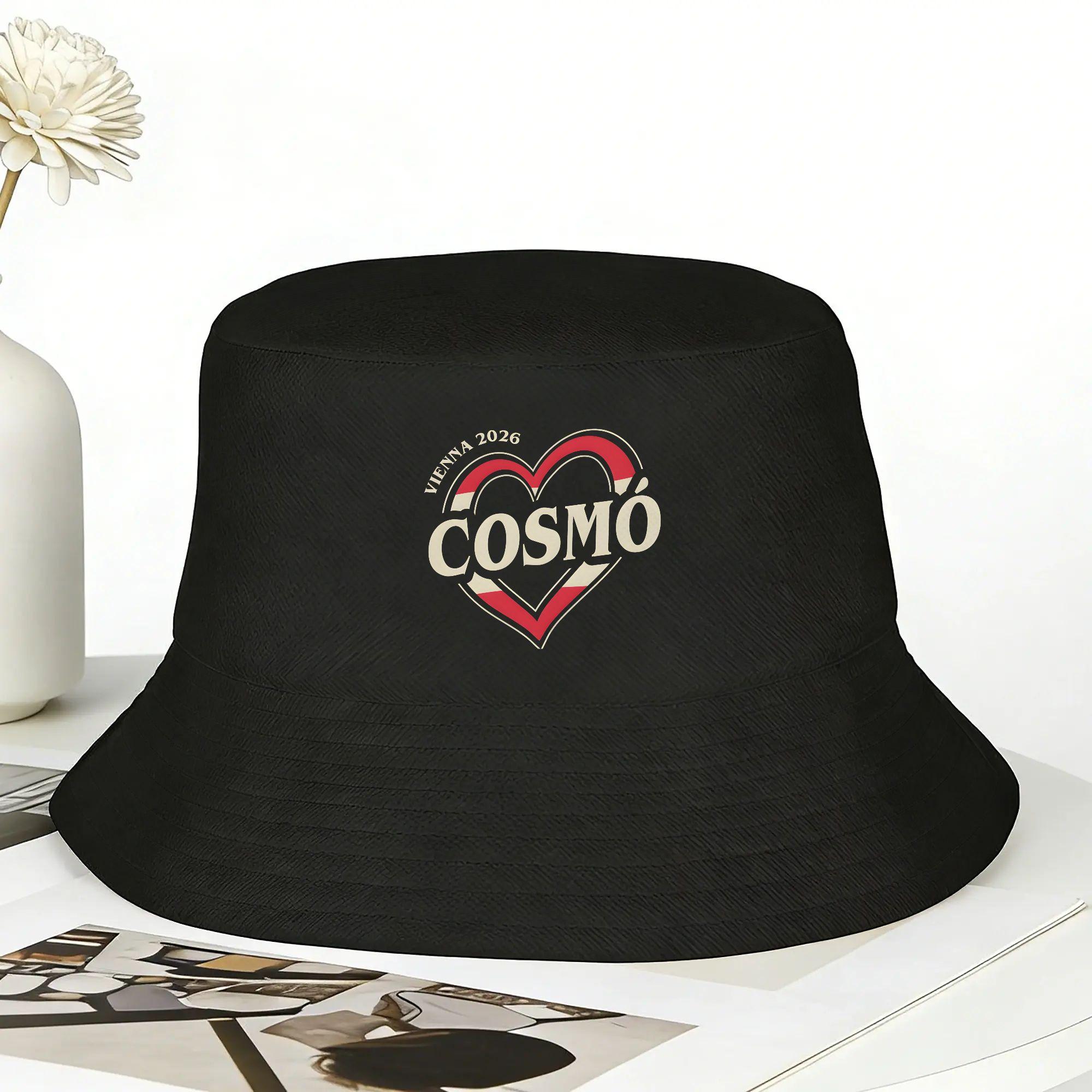 Couple Cosm Music Group Vienna Eurovision Bucket Hat Fisherman Hats Summer Hunting Caps Outdoor Graphic Visor Hat One Size