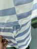 European Style Women's Striped Round Neck Long Sleeve Top and Casual Shorts 2-Piece Set (2025)