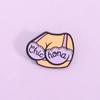 Cartoon Sexy Body Enamel Pins Boobs Bikini Bra Brooches Lapel Badges Cartoon Chic Women Jewelry Gift for Friends