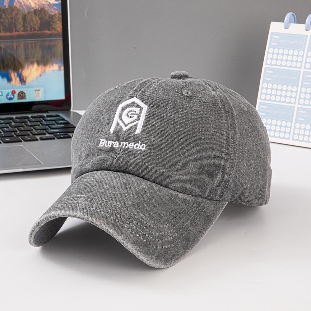 New Fashionable Embroidered Baseball Cap - Soft, Retro Appearance, Adjustable For Outdoor Sports, Multiple Colors To Choose From