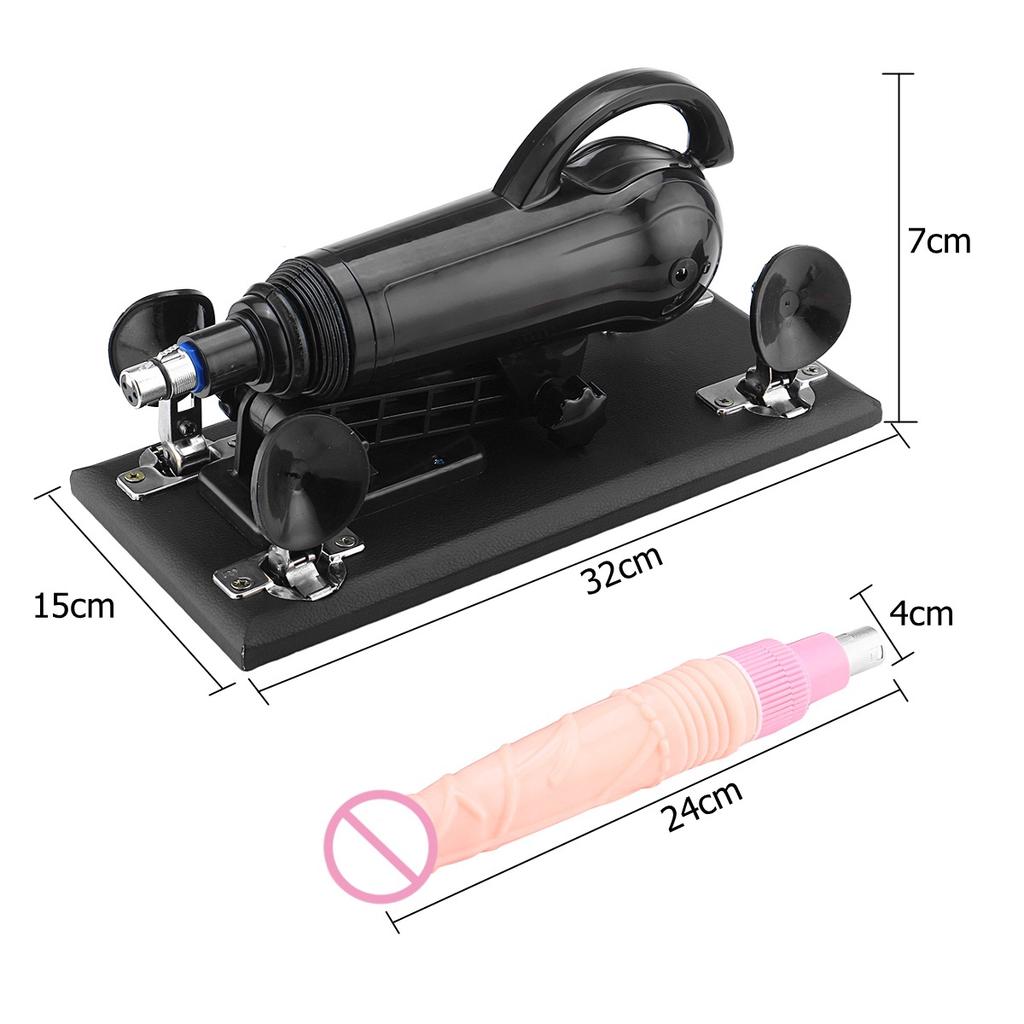 Cannon Machine Automatická teleskopická simulace Dildo Ženský masturbační vibrátor Sexuální hračky pro dospělé