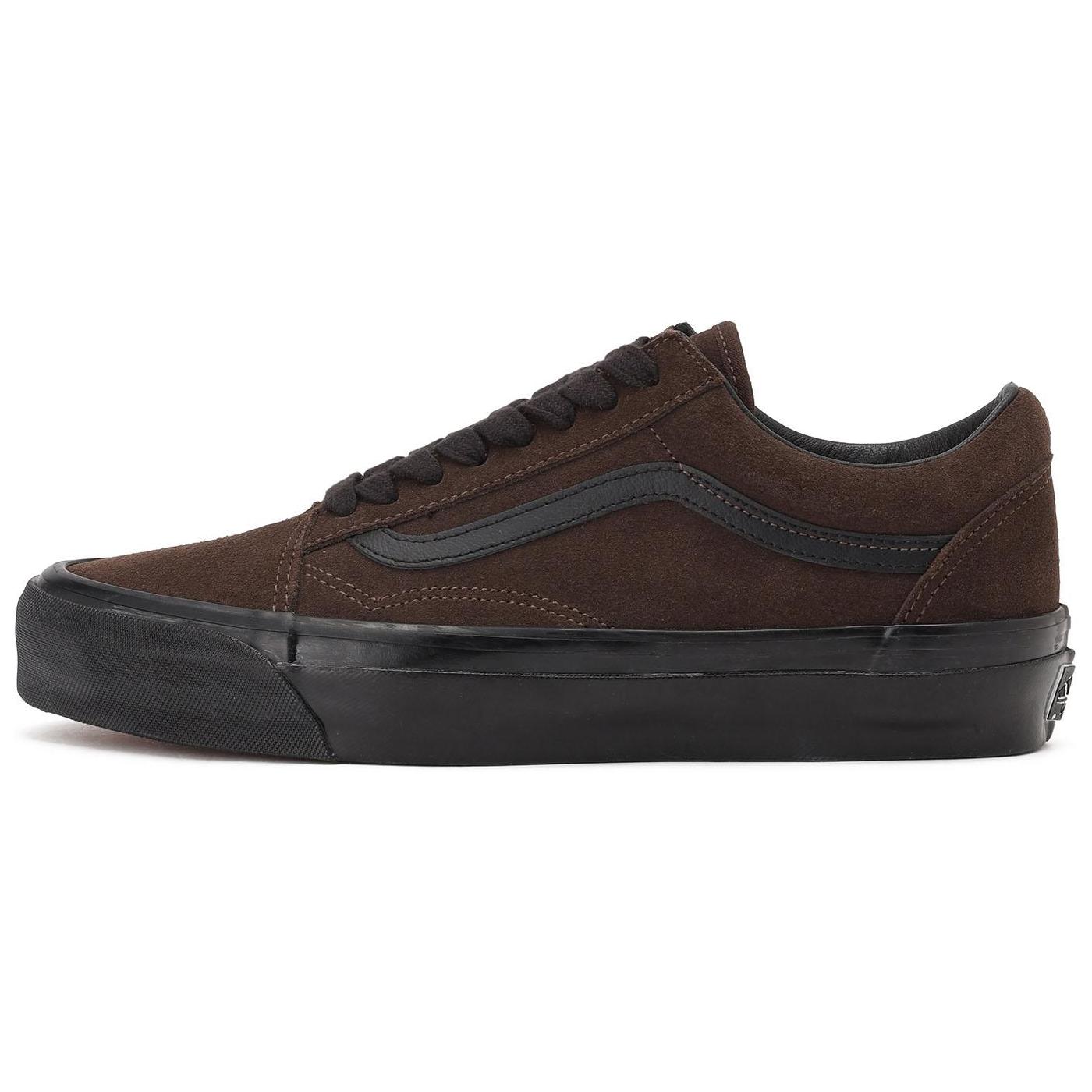 

New Vans Low Top Skateboard Shoes Unisex Brown Black VN000D56YS8 44