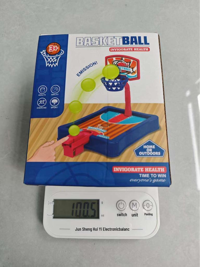 Mini Basketball Hoop Tabletop Game: Children's Finger Shooting Toy