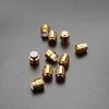 10Pcs Guitar Gold Plastic Barrel Switch Tip Electric Guitar Bass Knobs Potentiometer Cap Instrument Accessories