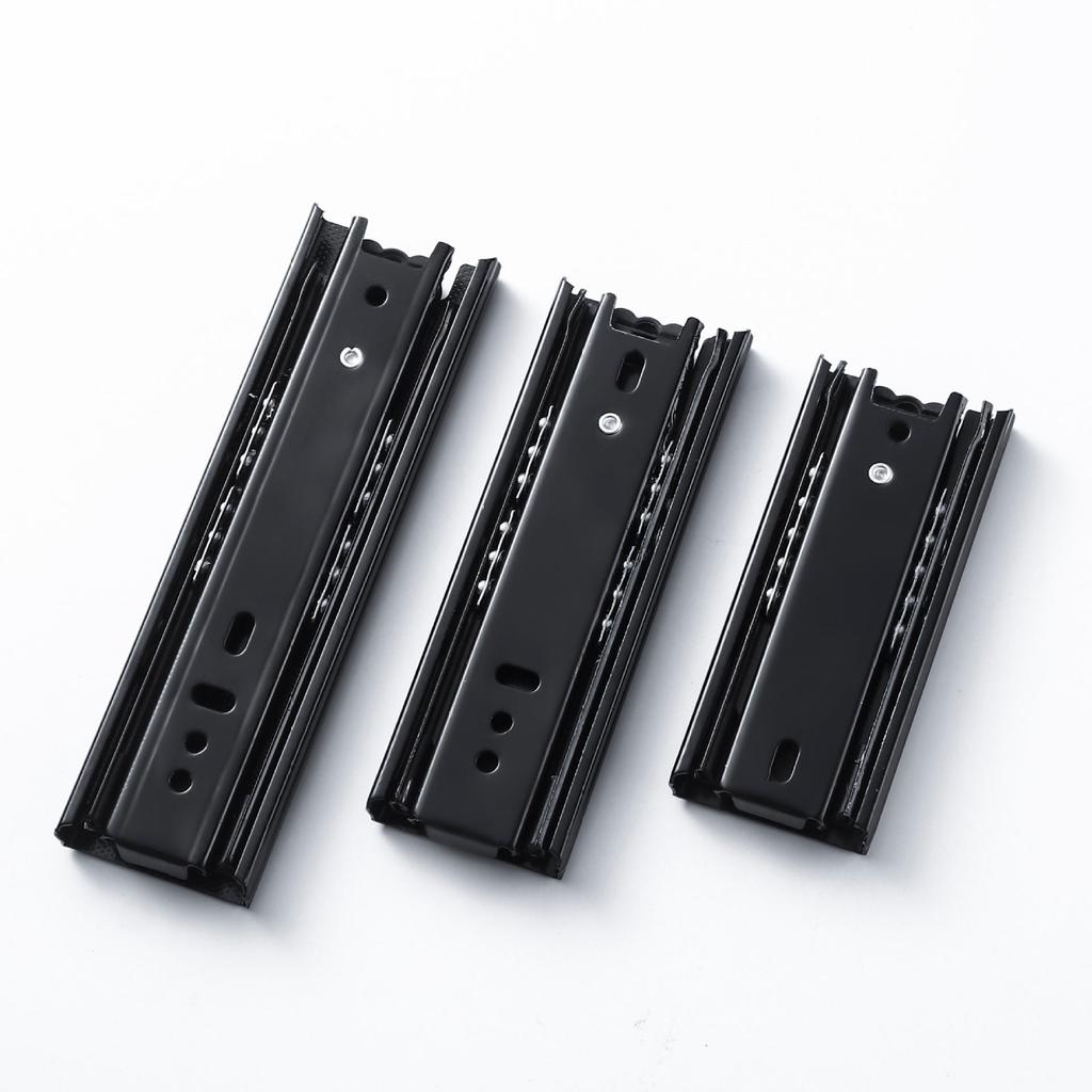 Super Short 3-Section Drawer Slides 4-6 Inch for Vanity & Jewelry Trays